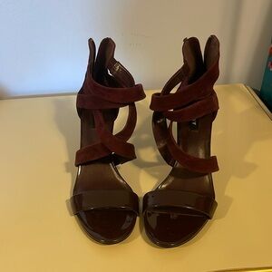 Eggplant colored DKNY high heels!